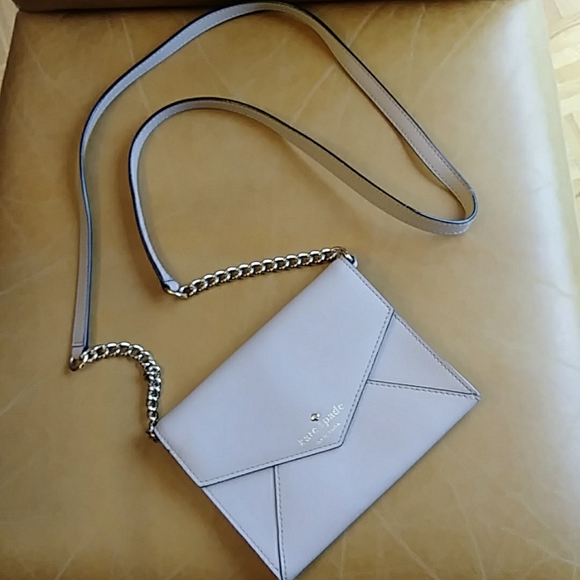 Kate Spade genuine leather crossbody bag envelope purse - Picture 1 of 11